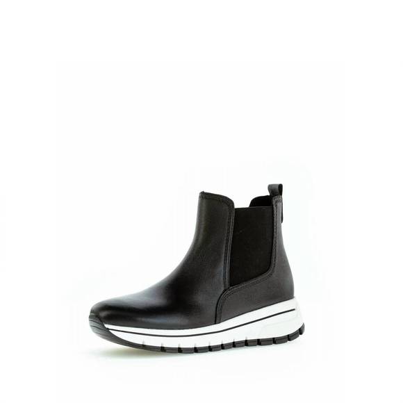 NEW GABOR women's zip bootie in black